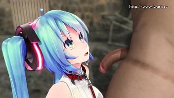 Hatsune Miku suce une bite pour la première fois MMD par PoorFishRX XVIDEOS