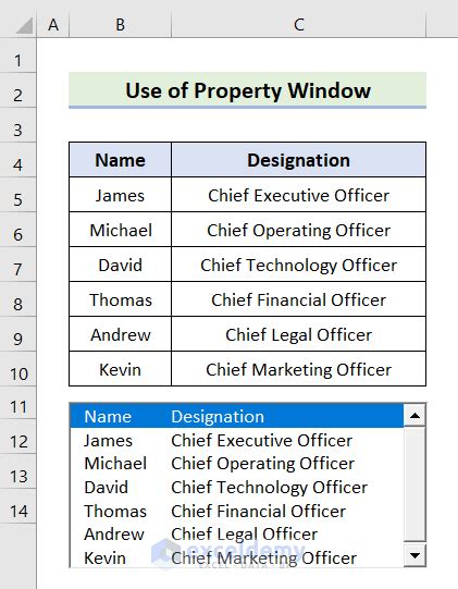 Create ListBox For Multiple Columns In Excel VBA 2 Easy Ways