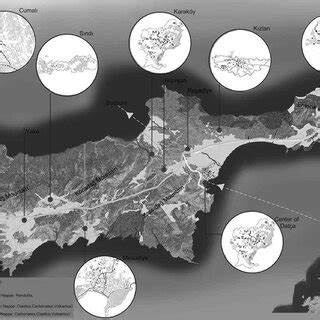 Map Of Dat A Showing The Location And Morphology Of The Villages In