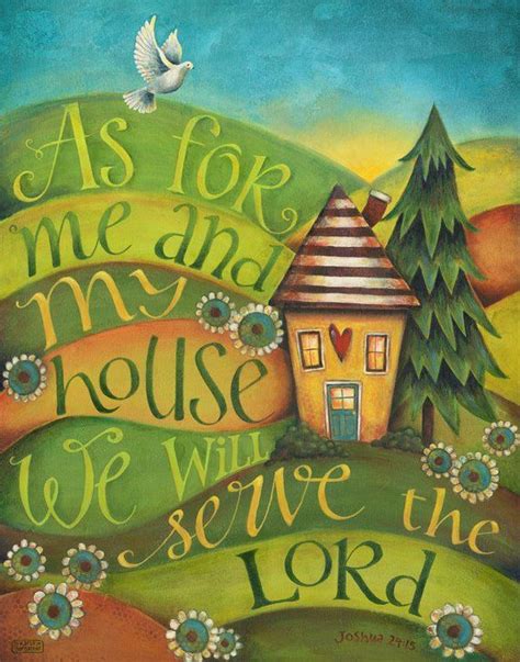 As For Me And My House We Will Serve The Lord Joshua 2415 Scripture