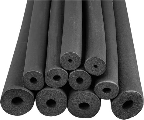 Water Pipe Insulation Wrap Outdoor High Density Foam Tubing Flame Retardant Elastomeric