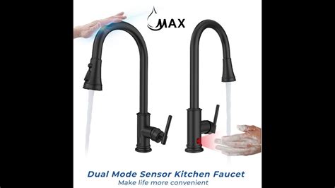 How To Install Smart Touchless Kitchen Faucet S101 Motion Sensor Model Ts 6011 Bn Max Faucets