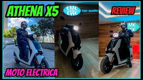 Athena X5 OMO Mobility Review Y Prueba De Manejo Moto Electrica