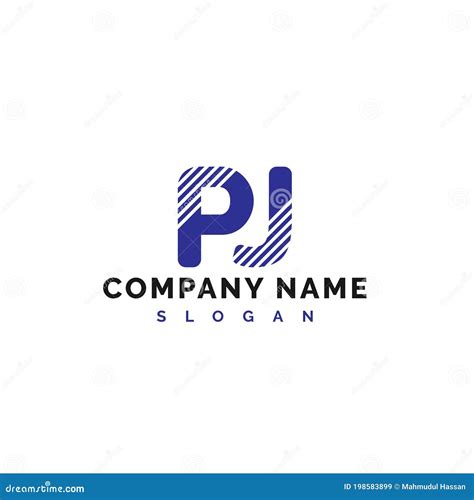 Pj Letter Logo Design Pj Letter Logo Vector Illustration Vector