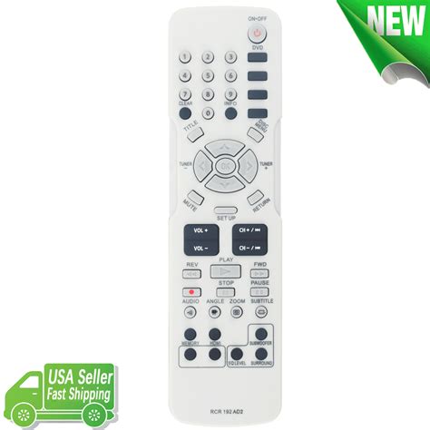 RCR 192 AD2 Replacement Remote Control For RCA DVD Home Theater System