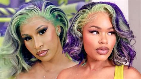 Cardi B Megan Thee Stallion Wap Watch Me Recreate 2 Tone Green