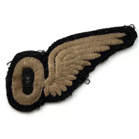 Ww2 Royal Air Force Raf Radio Observer Cloth Insignia Uniform Half Wing Badge £5999 Picclick Uk