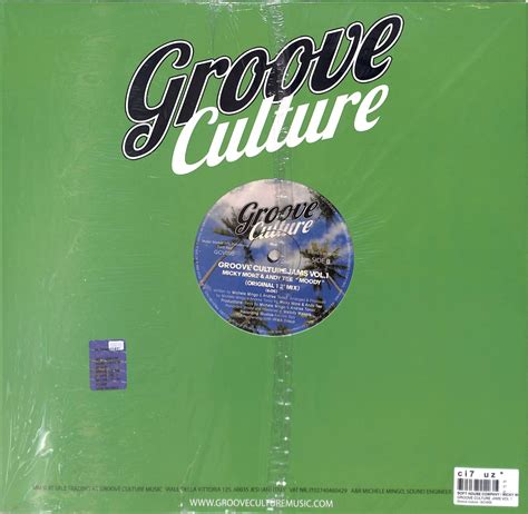 Soft House Company Micky More Andy Tee GROOVE CULTURE JAMS VOL 1