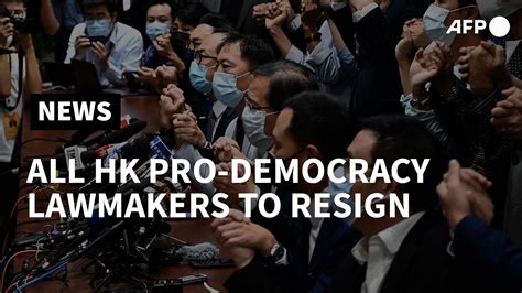 All Hong Kong Pro Democracy Lawmakers To Resign As China Crushes