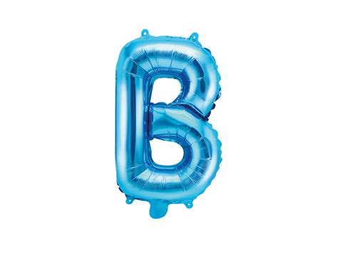 14 Inch Air Fill Foil Letter Balloons - Blue | Bash