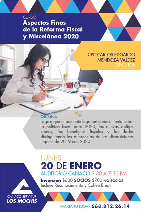 Curso De Reforma Fiscal Y Miscelánea 2020