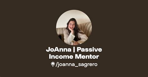 Joanna Passive Income Mentor Instagram Linktree