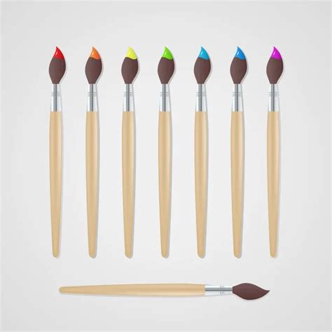 Paint Brush Stock Vector Image By ©julydfg 22040197