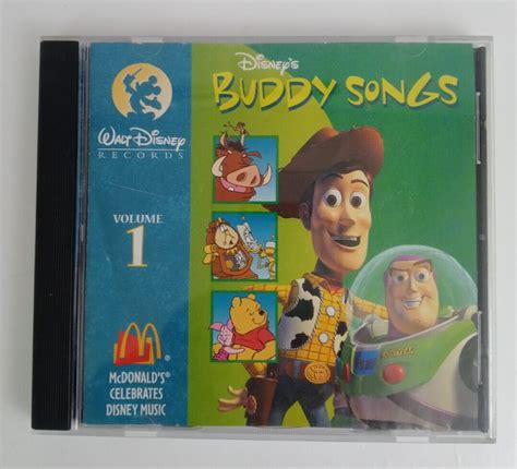 Disney's Buddy Songs Vol. 1 CD Walt Disney Records McDonalds Celebrates ...