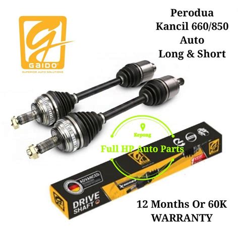 Gaido X Series Drive Shaft Premium Perodua Kancil Auto