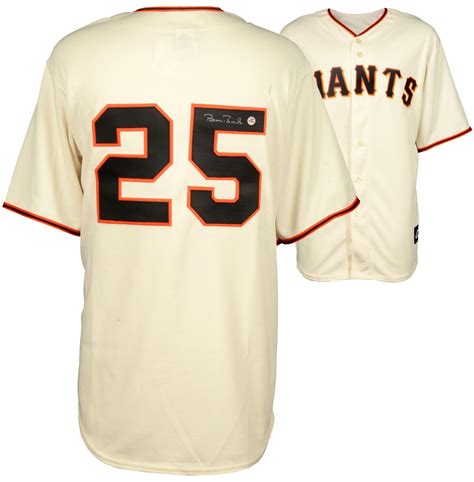 Barry Bonds Signed Jersey, Autographed Jerseys