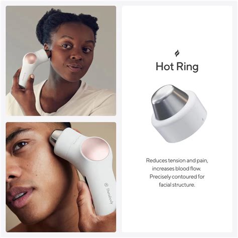 THERABODY THERAFACE Hot Cold Rings Cryothermal Technology QVC De