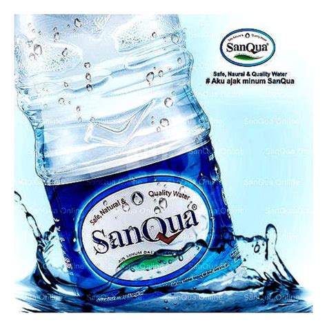 Jual Sanqua Air Mineral 600ml X 24 Botol 1 Dus Jakarta Barat