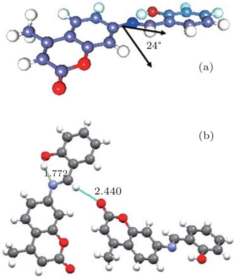 Chemical structures of the title compound: (a) the dihedral angle ...