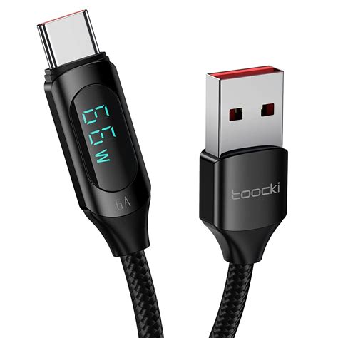 Gen Rico C Ble De Charge Rapide Usb A Vers Usb C A Pd W Cran Led