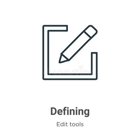 defining outline stock illustrations  defining outline stock
