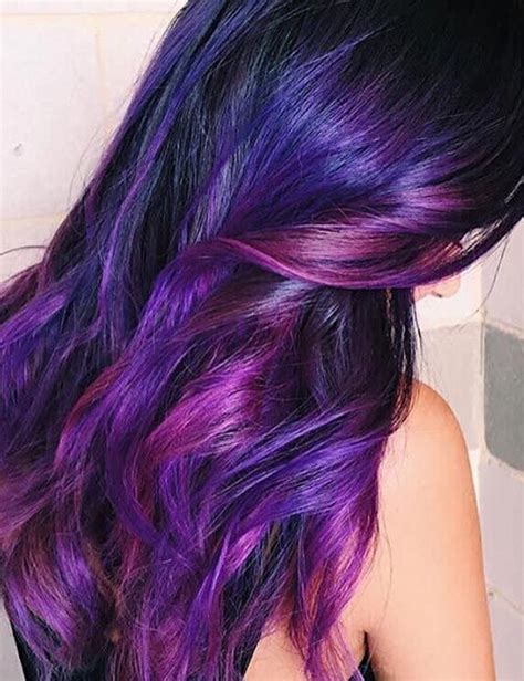 20 Breathtaking Purple Ombre Hair Color Ideas | Purple hair color ombre ...