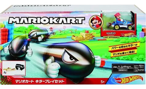 Pista Hot Wheels Lançador Bullet Bill Mario Kart Mattel Frete grátis