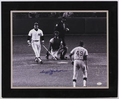 Lot Detail - 1977 Reggie Jackson New York Yankees World Series Signed ...