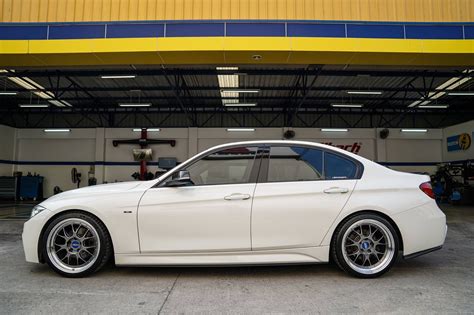 BMW 3 Series 320d F30 White BBS LM R Wheel Front