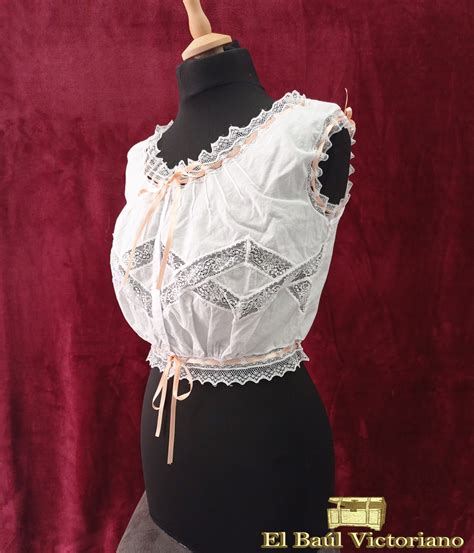 Edwardian Corset Cover S Lingerie Etsy