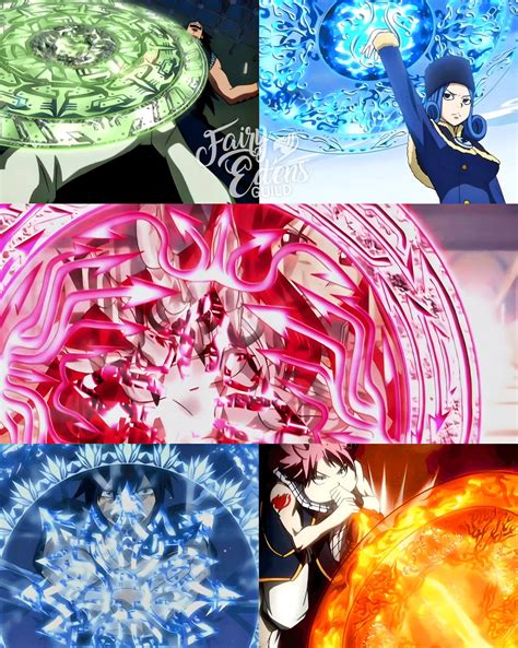 [anime] do the magic circles mean anything ?? Like the colour of them ...