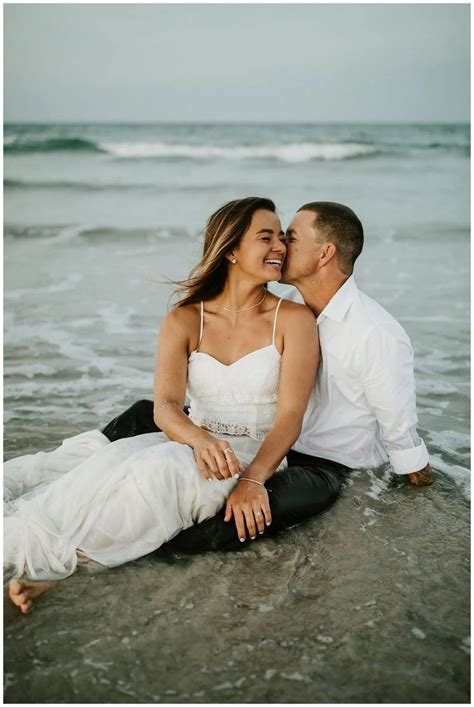 Pepper Park Beach Trash The Dress Meagan Puett Beach Wedding Pics