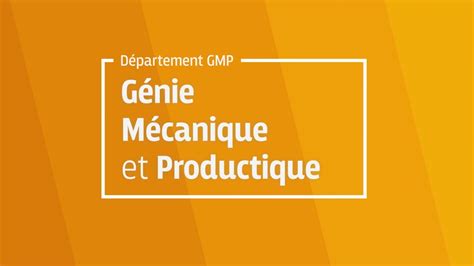 Présentation du département GMP YouTube