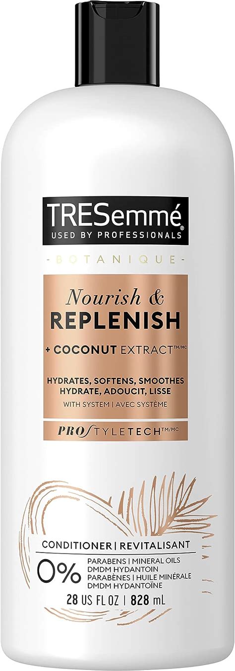 Tresemme Botanique Nourish And Replenish Conditioner For Dry Hair Coconut Extract Formulated