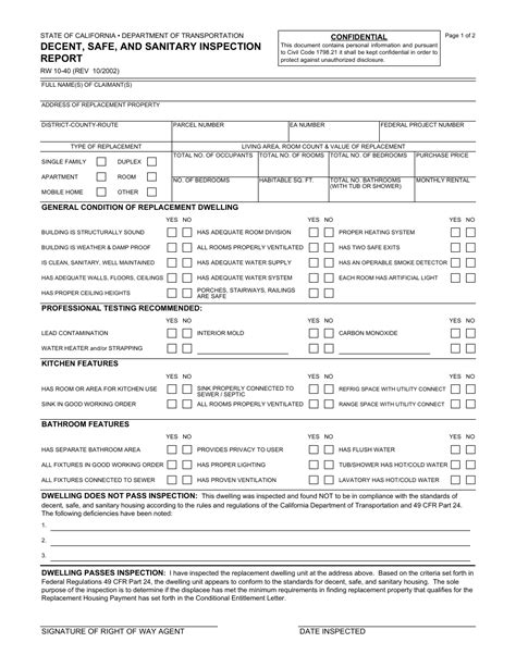 Form Rw10 40 Fill Out Sign Online And Download Fillable Pdf