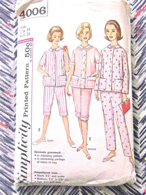 Simplicity Pajama Pattern