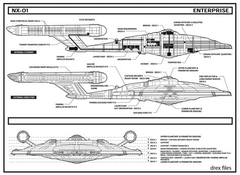 Starfleet Ships — Nx Class Starship Schematics