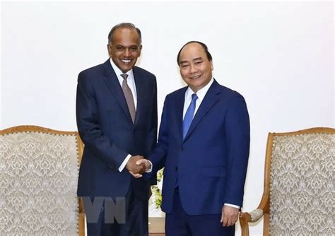 Pm Hosts Singapores Minister For Home Affairs