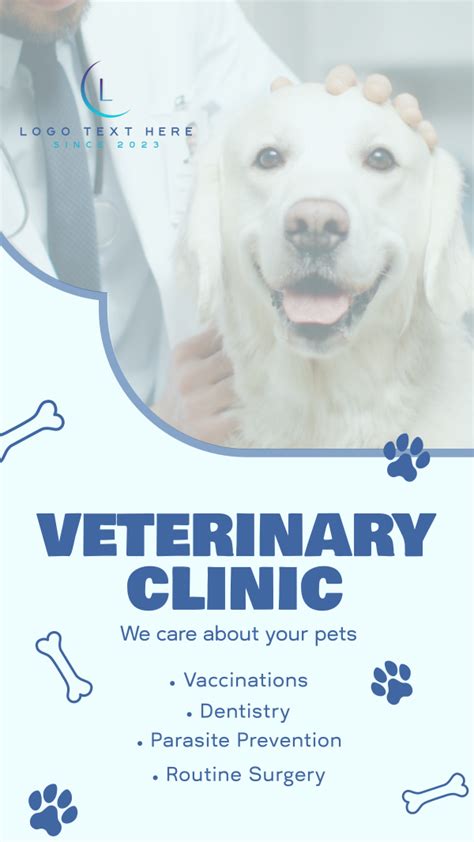 Professional Veterinarian Clinic Instagram Story Brandcrowd Instagram