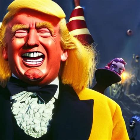 Portrait Of Donald Trump As Willy Wonka In Morrowind Stable Diffusion