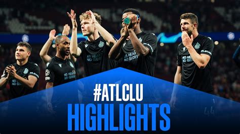 ATLETICO MADRID CLUB BRUGGE HIGHLIGHTS 2022 2023 YouTube