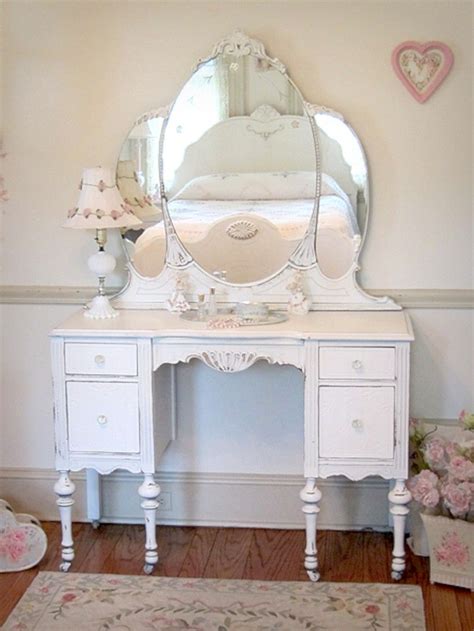 50 Stunning Rustic Makeup Vanity Ideas ROUNDECOR Shabby Chic