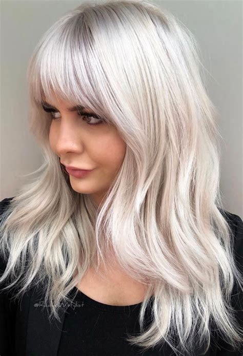 Platinum Hair Color Shades To Inspire Women Style Platinum Blonde