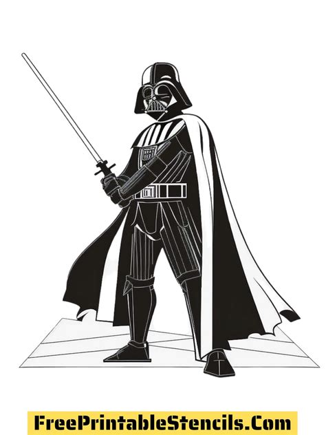 Darth Vader Silhouette Body