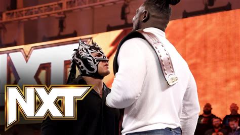 Dragon Lee Confronts New North American Champion Oba Femi Nxt