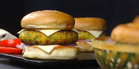 Indian Style Spicy Aloo Tikki Burger Unlike McAloo Tikki - Tasted Recipes