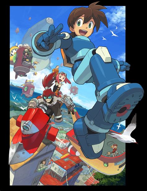 Promotional Illustration Mega Man Legends 3 Art Gallery 3 Arts Mega Man Capcom Art Pictures