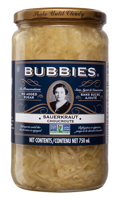 BUBBIES SAUERKRAUT (CANADA)