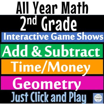 2nd Grade Math | 2nd Grade Math Games by Simply Taught 4U | TPT