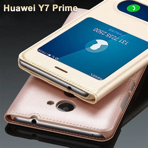 Huawei Y Prime Case Cover Luxury Pu Leather Cover Flip Case For Huawei